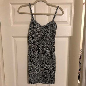 Tiki Bodycon mini dress